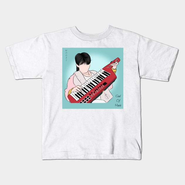 Woozi in God Of Music MV by Seventeen Kpop Kids T-Shirt by ArtRaft Pro